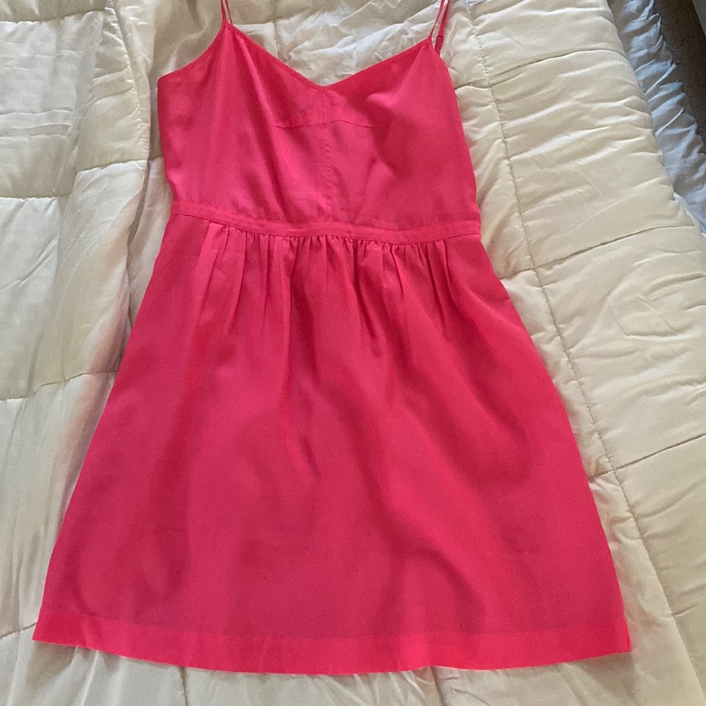 Women’s hot pink mini dress